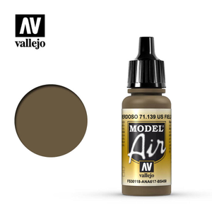 Vallejo Model Air - US Field Drab (FS30118) 18ml Model Paint 71139