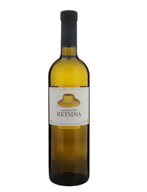 Retsina White Wine 750ml Lafkiotis