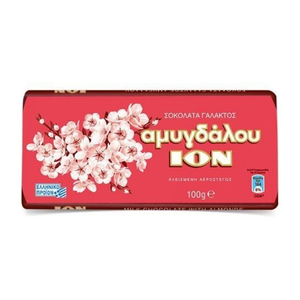 Amigdalou - MiIk Chocolate with Almonds 100g ION