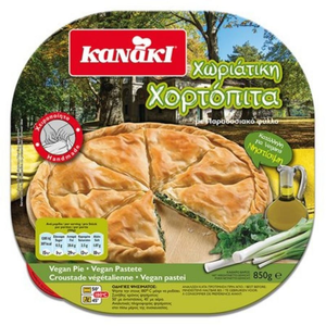 Vegan Hortopita Spinach &amp; Greens Pie 850g Kanaki