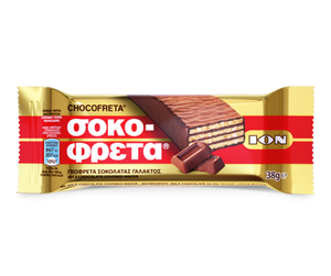 Sokofreta Chocolate Wafer Bar 38g ION