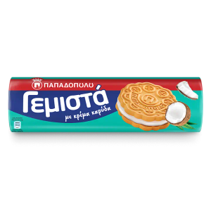 Gemista Biscuits with Coconut Filling 200g Papadopoulou