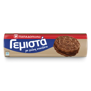 Gemista Biscuits with Chocolate Filling 200g Papadopoulou