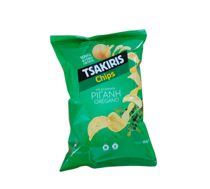 Potato Crisps with Oregano 90g Tsakiris