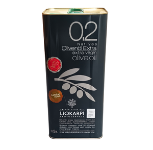 0.2 Cretan Extra Virgin Olive Oil 5lt Liokarpi