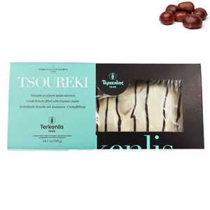 Tsoureki - Brioche with Chestnut Filling and White Coating 700g Terkenlis