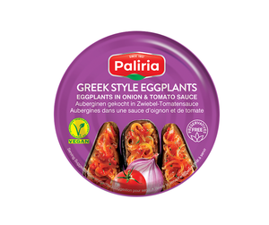 Classic Greek-style Eggplants with Onions &amp; Herbs 280g Paliria