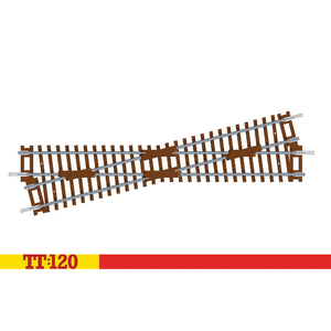 Hornby TT:120 Diamond Crossing Right Hand 166mm TT8018