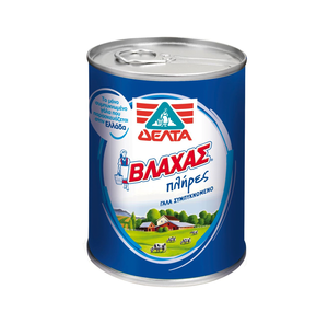 Evaporated Unsweetend Milk 386ml Vlachas