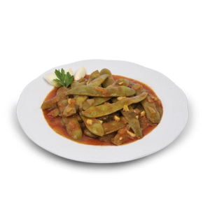 Fasolakia - Green Flat Beans in Tomato Sauce 400g Elfa