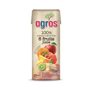 Natural 8 Fruit Juice 250ml Agros
