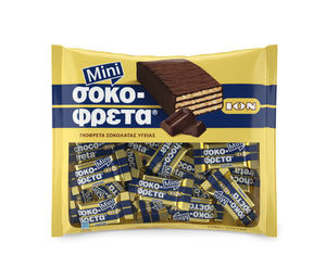 Sokofreta mini Dark Chocolate Wafer 210g bag ION