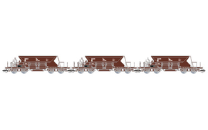 Arnold DR Fac Self Discharge Hopper Wagon Set (3) IV TT Gauge HIN9746