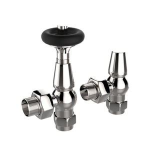 Senator Chelsea Vintage - Thermostatic Valve - Angled - Chrome