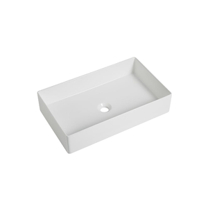 Wastafel Vincenza 60x36x13cm glans wit
