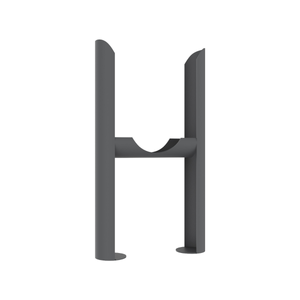Radiator Feet - 3 Column - Anthracite Grey