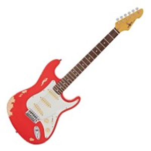DISC LA Select Legacy Guitar by Gear4music, Antique Red