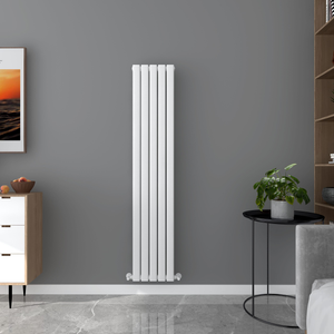 Milan Designer Vertical Flat Panel Radiator - Various Sizes - White - 350