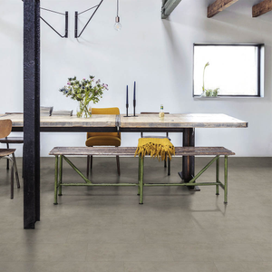 Floorify Small Tile Oyster F515 Click Rigid Vinyl Flooring