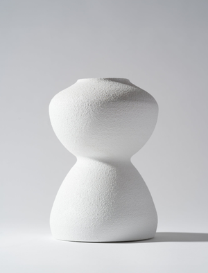 Laila Vase - Textured White