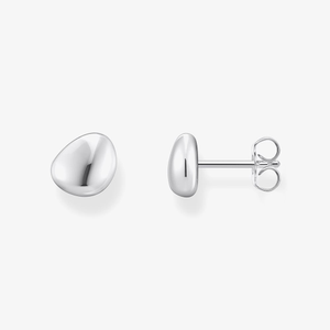 THOMAS SABO Small Sterling Silver Organic Stud Earrings H2307-001-21