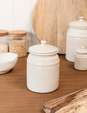Chalgrove Canister - Earthenware, Stone, Medium