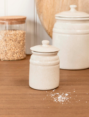 Chalgrove Canister - Earthenware, Stone, Small