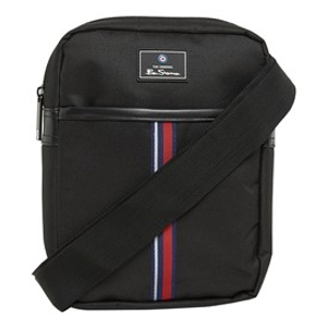 Ben Sherman Mens Cohen Cross Body Bag Black