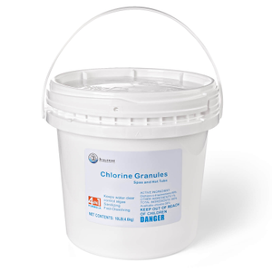 10 lbs Sodium Dichlor Chlorine Shock Granules for Sanitizing Swimming Pools and Spas - Hot Tub - Fast Dissolving 56% Available Chlorine