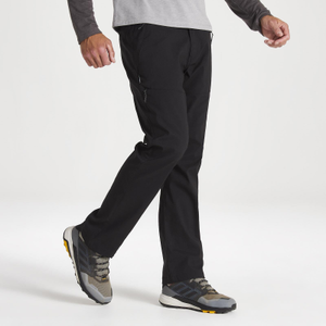 Craghoppers Mens Kiwi Pro II UPF Protect Stretch Walking Trousers - 36 S / Black