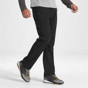 Craghoppers Mens Kiwi Pro II UPF Protect Stretch Walking Trousers - 38 R / Black