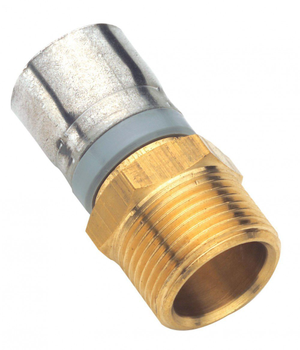 Buteline Brass Male Adaptor ¾" BSPT x 22mm