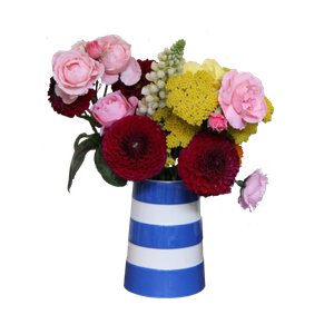 Cornish Blue Medium Lighthouse Vase 