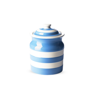 Cornish Blue Plain Storage Jar 84cl