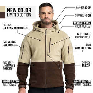BÆRSkin 3-in-1 (Hoodie 340gsm + Rain Jacket)
