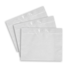 500PCS Plain Doculopes 175mm x 230mm Sticker Pouch A5 Document Envelope - White