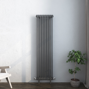 Vintage Column Vertical Radiator - Various Sizes - Anthracite Grey - 460