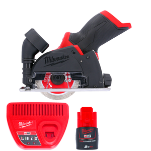 Milwaukee M12FCOT 12V Fuel Multi Material Cut Off Tool 76mm With 1 x 2.0Ah Battery & Charger