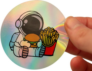 Holographic Plastic Sheet Labels & Stickers