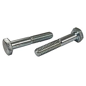 3/8" x 2" UNC Hexagon Bolt, Grade S, SAE Grade 5 (8.8) Zinc Plated