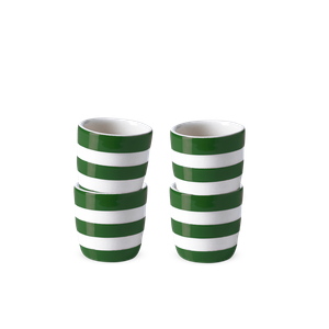 Set of 4 Adder Green Straight Sided Egg Cups