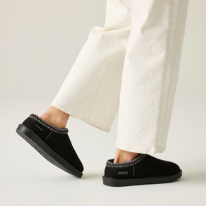 Regatta Womens Risley Fur Lined Waterproof Flat Mules - 6 UK / Black