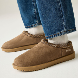 Regatta Womens Risley Fur Lined Waterproof Flat Mules - 7 UK / Burnt Tan