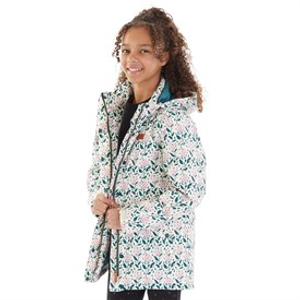 Trespass Girls Rainstone Waterproof Padded Hooded Coat Multi