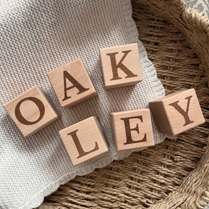 Mabel & Fox - Personalised Wooden Blocks