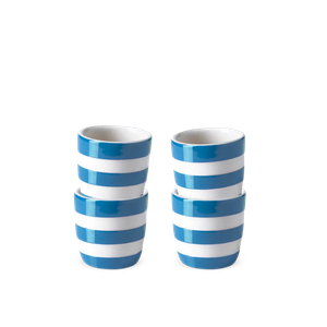 Set of 4 Cornish Blue Egg Cups