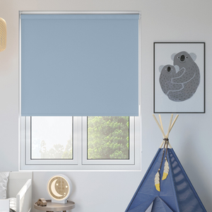 Trinity (Blackout), French Blue - Twist&Fit Roller Blind