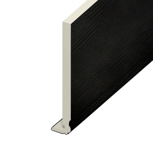 Eurocell uPVC Fascia Board – Black Ash, 5m x 225mm (Ogee)