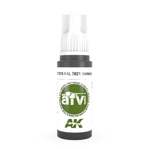 AK Interactive 11316 RAL 7021 Dunkelgrau 17ml AFV 3G Acrylic Model Paint