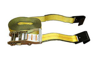 CC2: 2" x 27 Ratchet Tie Down *COMPLETE UNIT*  with Flat Hook Each End, WLL 3,300Lbs. Weight 5 Lbs. #258500